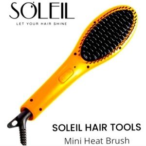 Soleil Mini Heat Brush Apricot Color NEW Unused